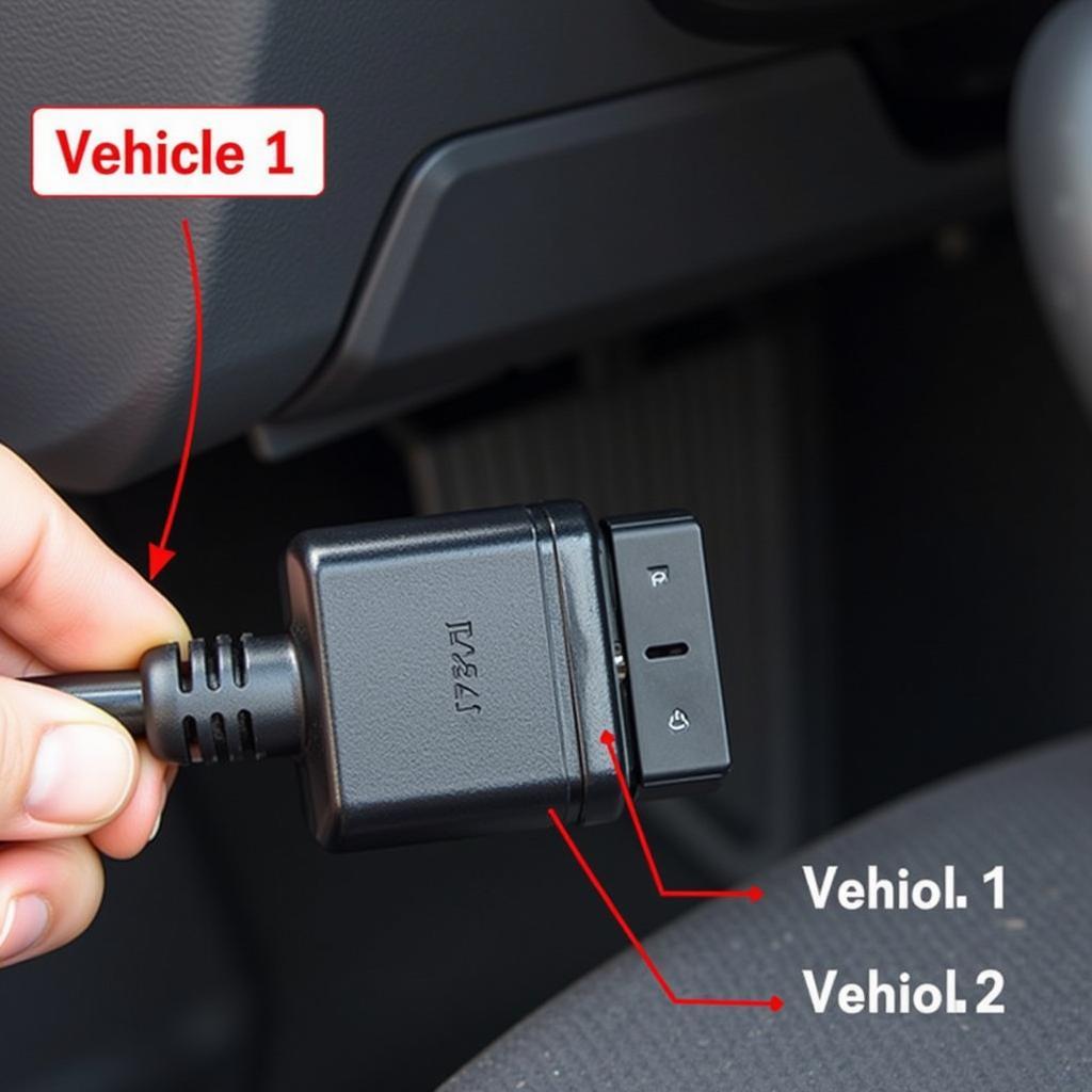 OBD2 Cable Switch for Multiple Vehicles