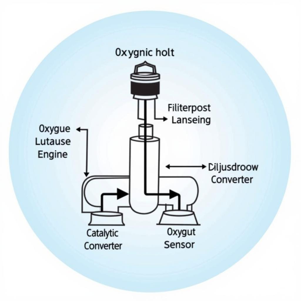 OBD2 Catalyst Monitoring System Diagram