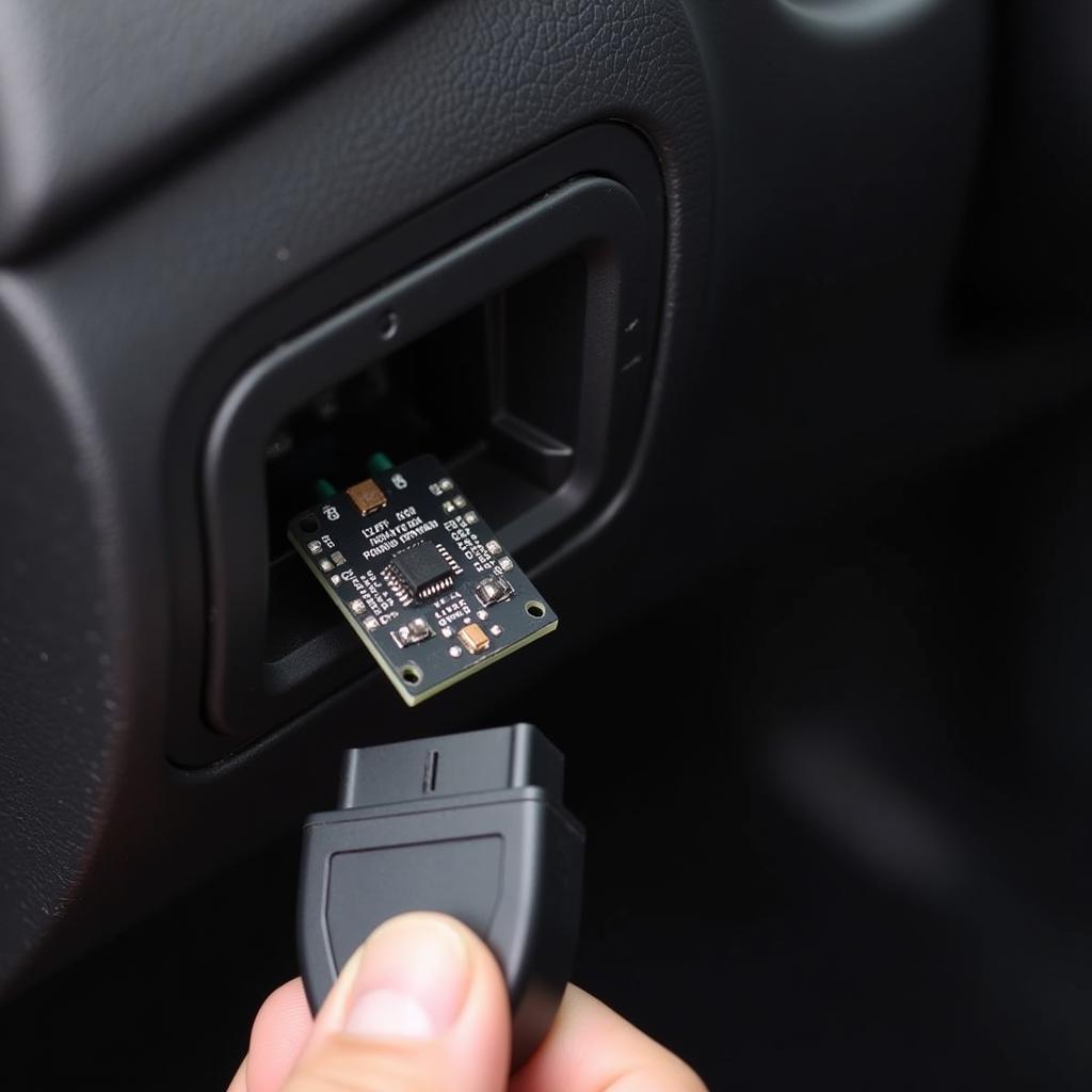 Installing an OBD2 chip in a car