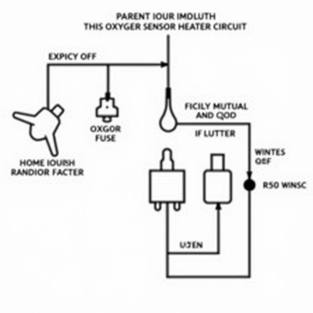 Wiring Diagram for Oxygen Sensor Heater Circuit