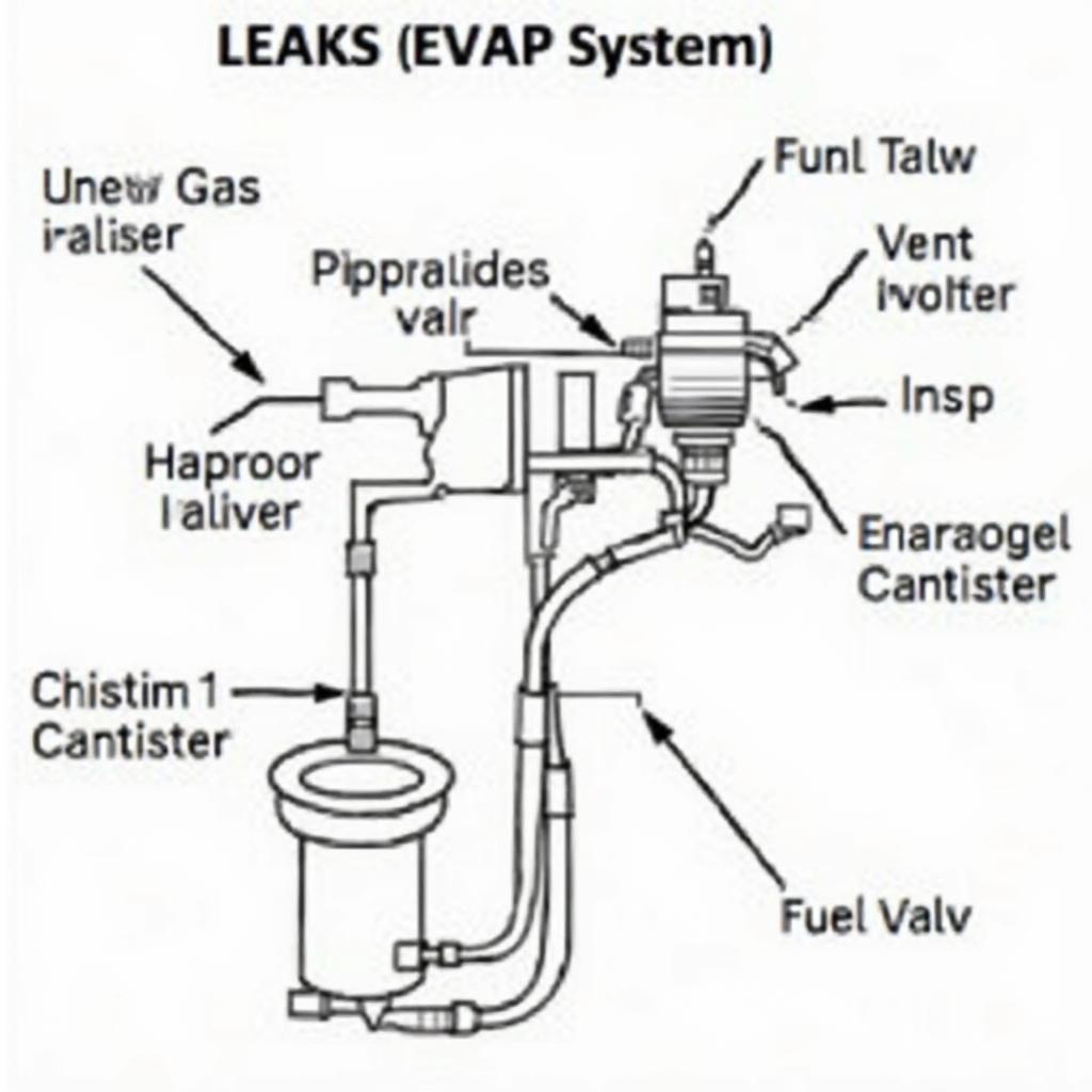 EVAP System Components Diagram