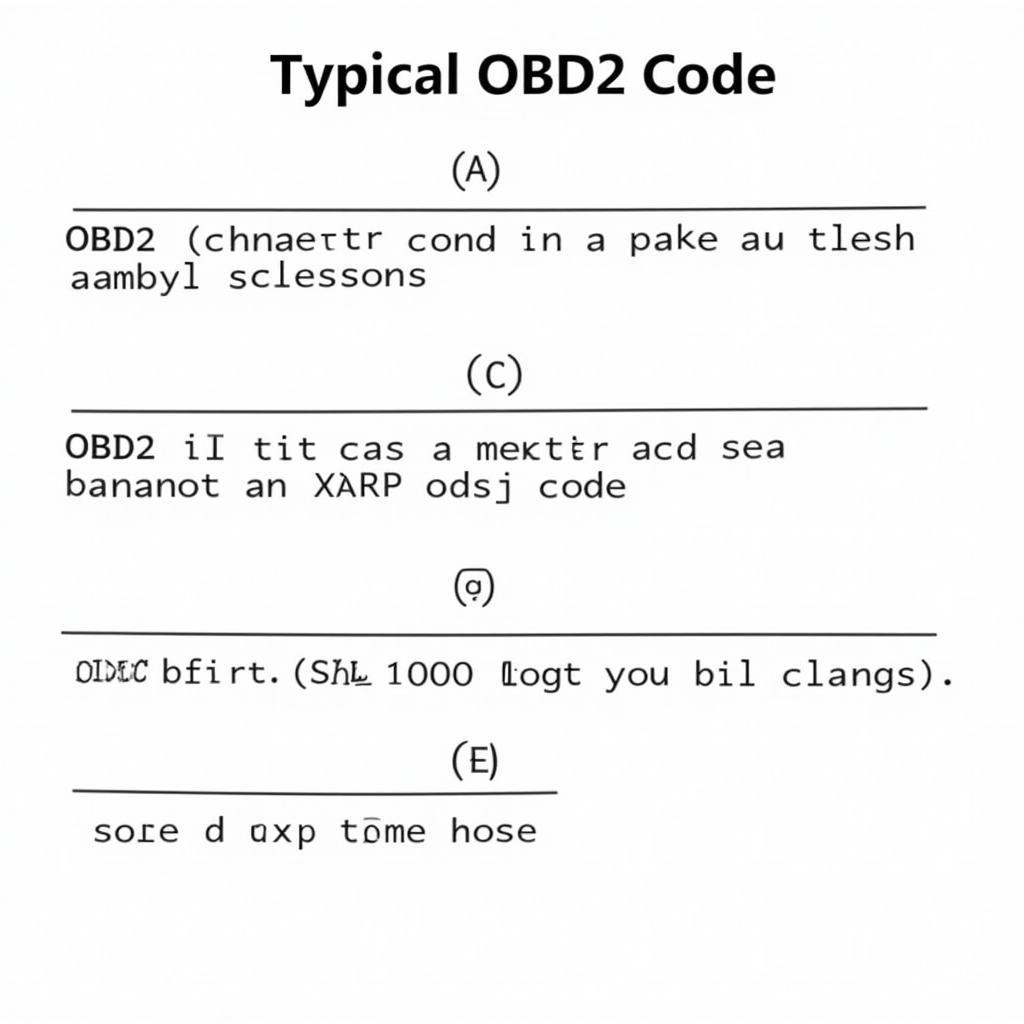 OBD2 Code Structure