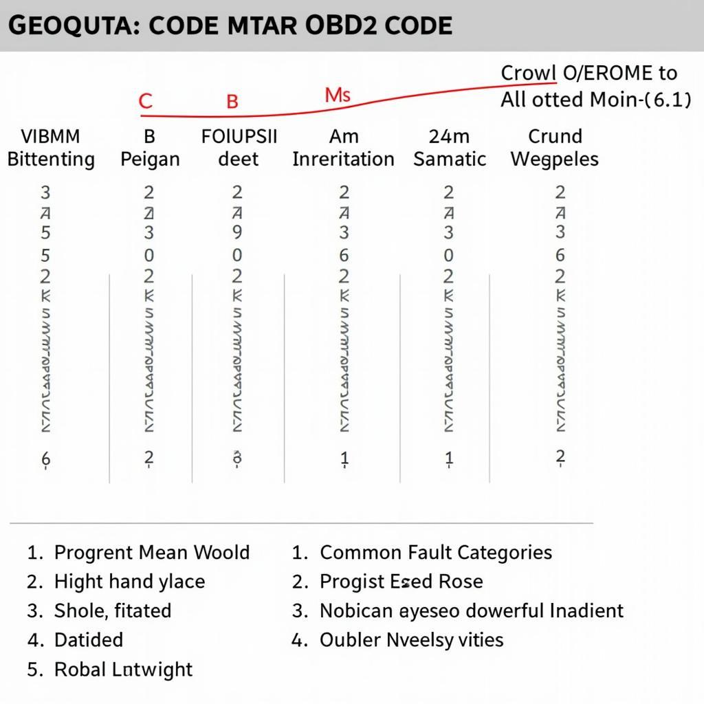 OBD2 Code Structure