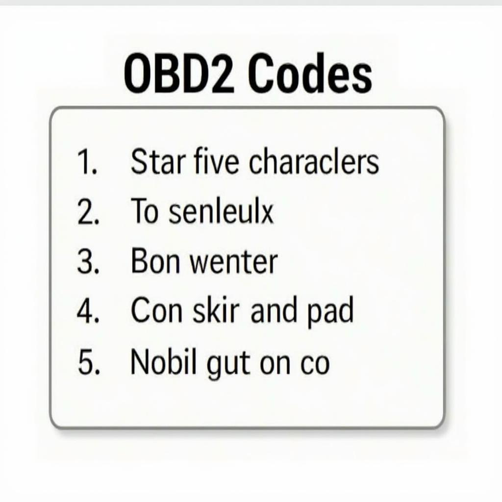 OBD2 Code Structure