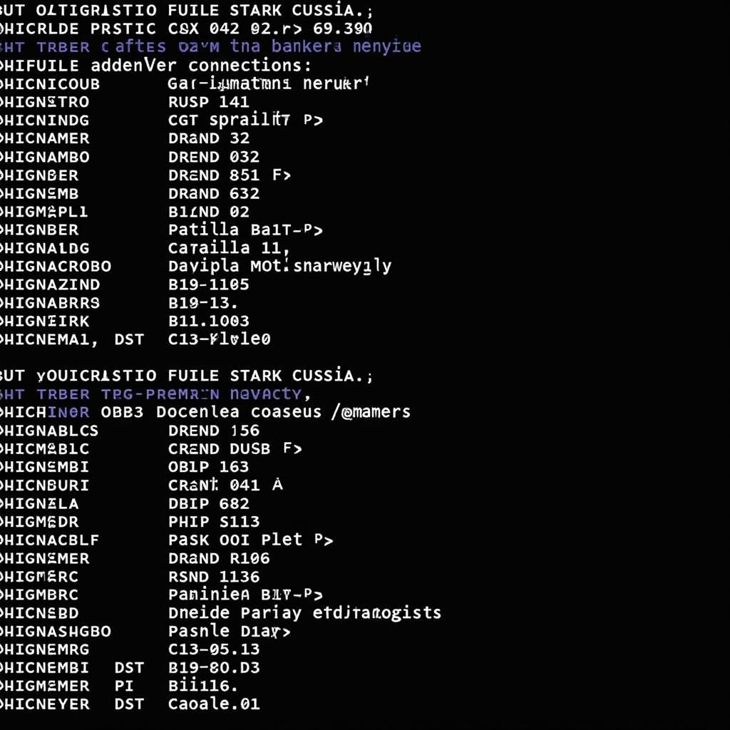 OBD2 Diagnostic Trouble Codes List