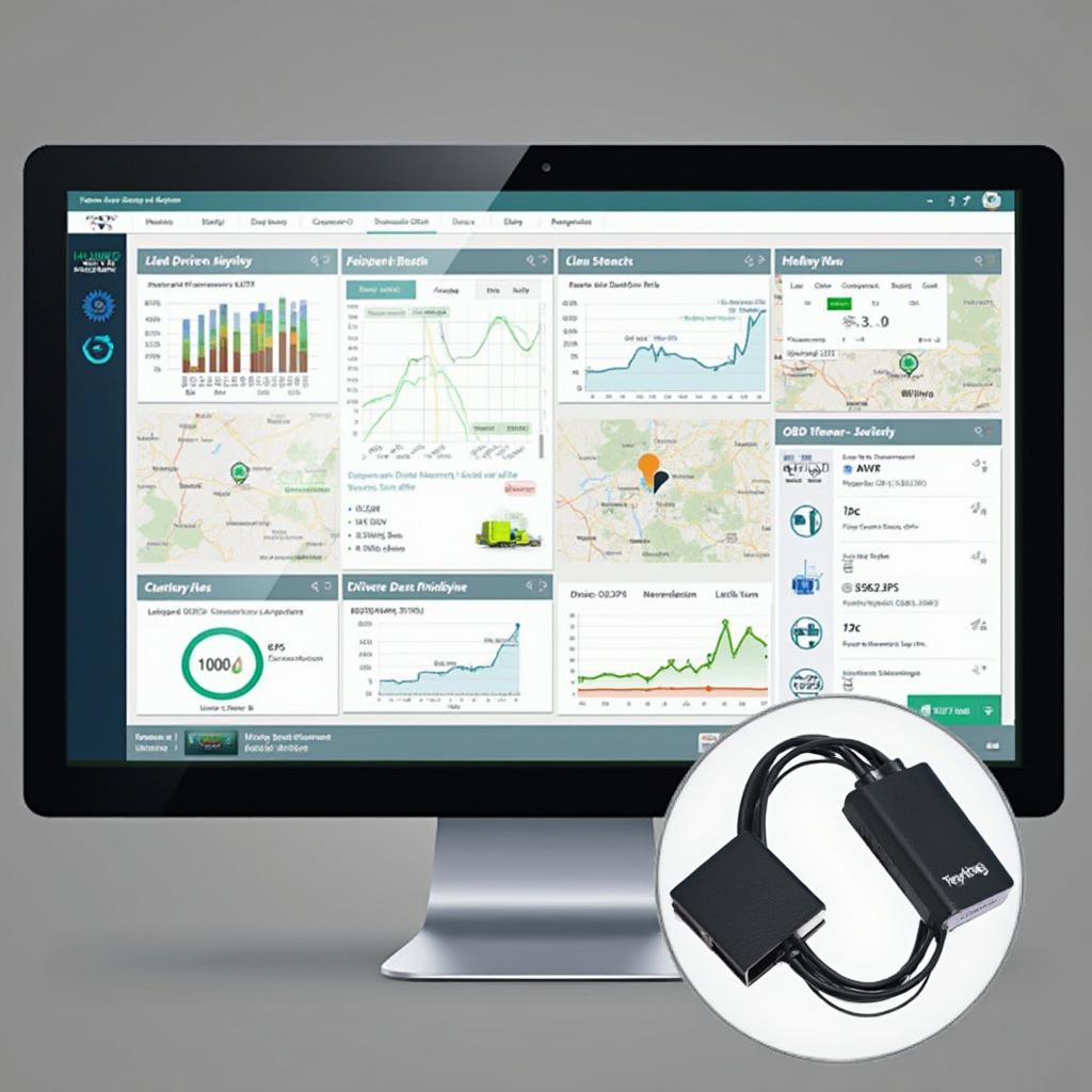 OBD2 Dongle GSM Fleet Management Dashboard