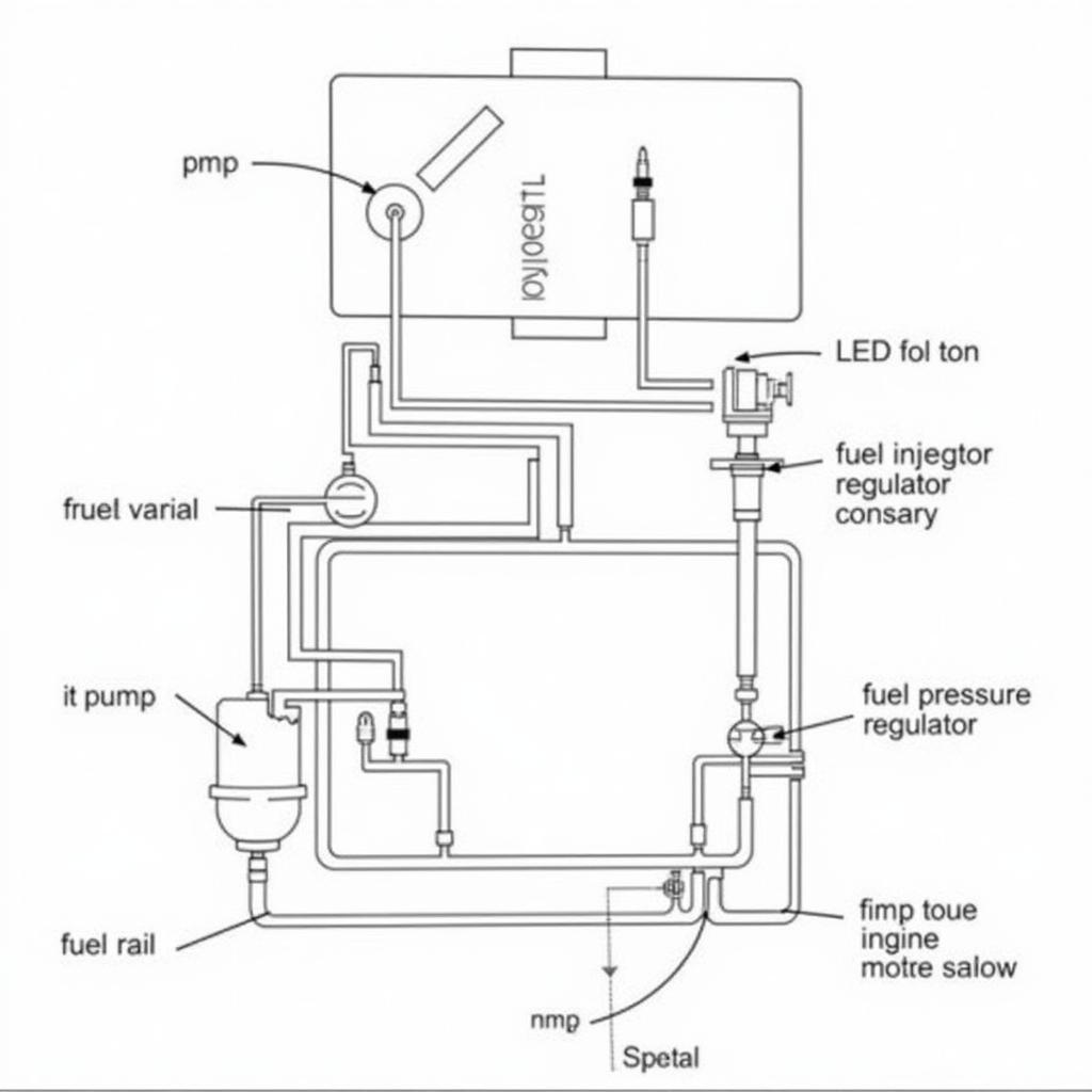 Fuel System Components Related to OBD2 Error 1