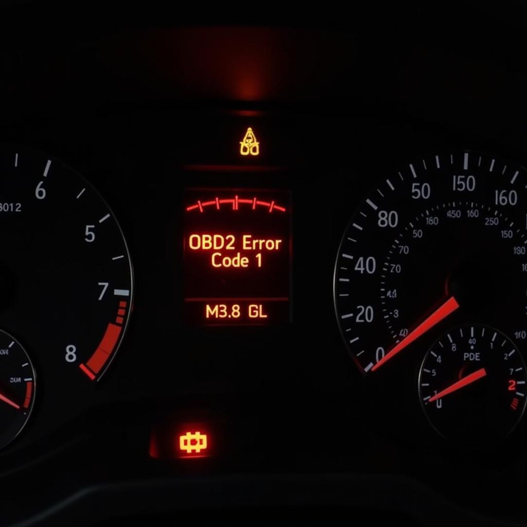 OBD2 Error Code 1 Displayed on Dashboard