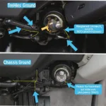 OBD2 Ground Harness Location