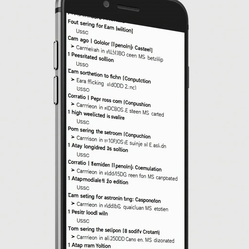 OBD2 iPhone app displaying Porsche fault codes