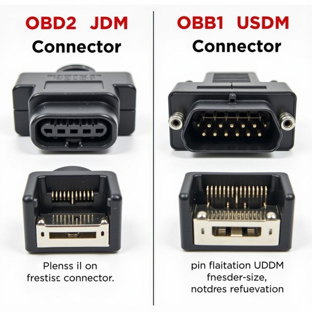 OBD2 JDM and OBD1 USDM Connectors