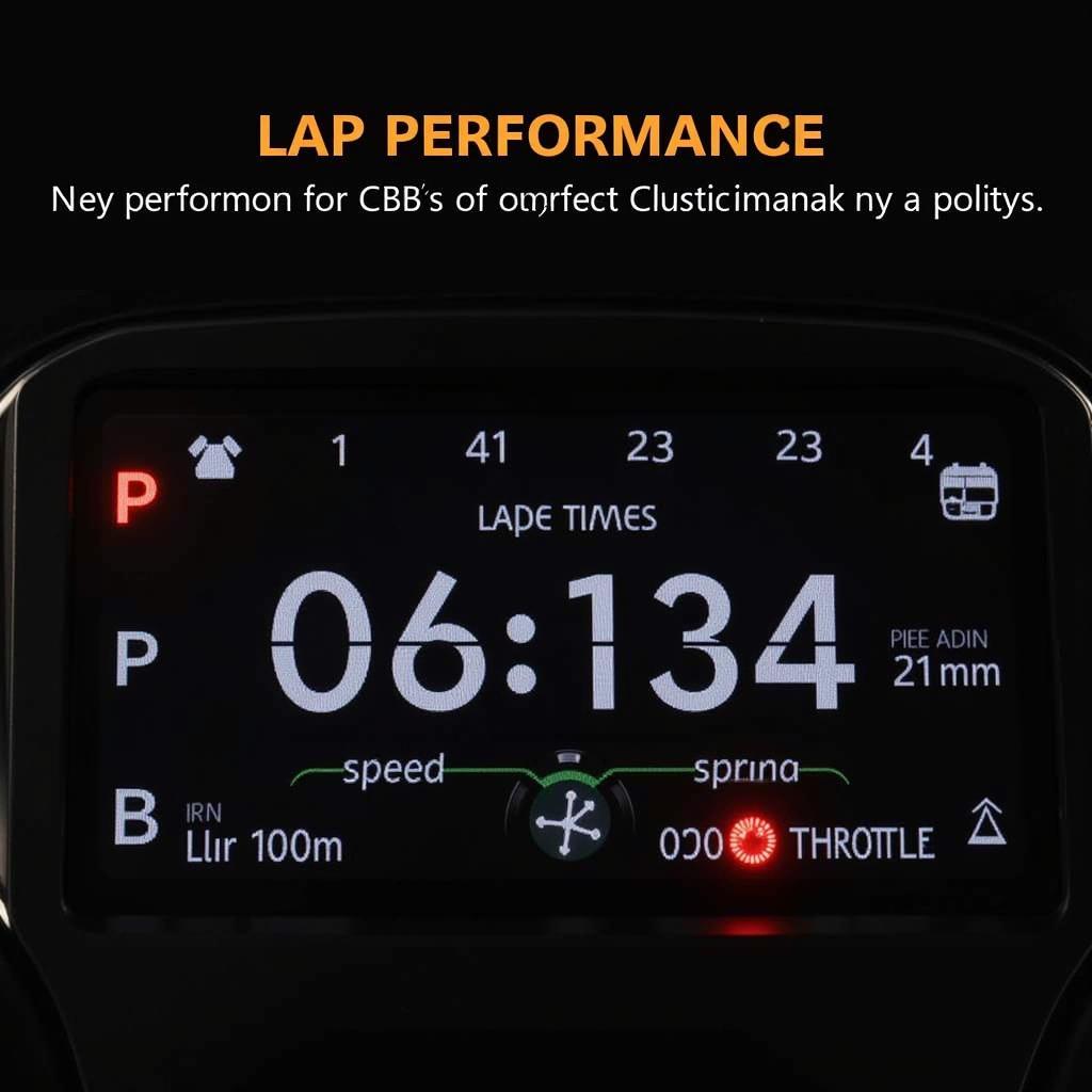 OBD2 Lap Timer Display