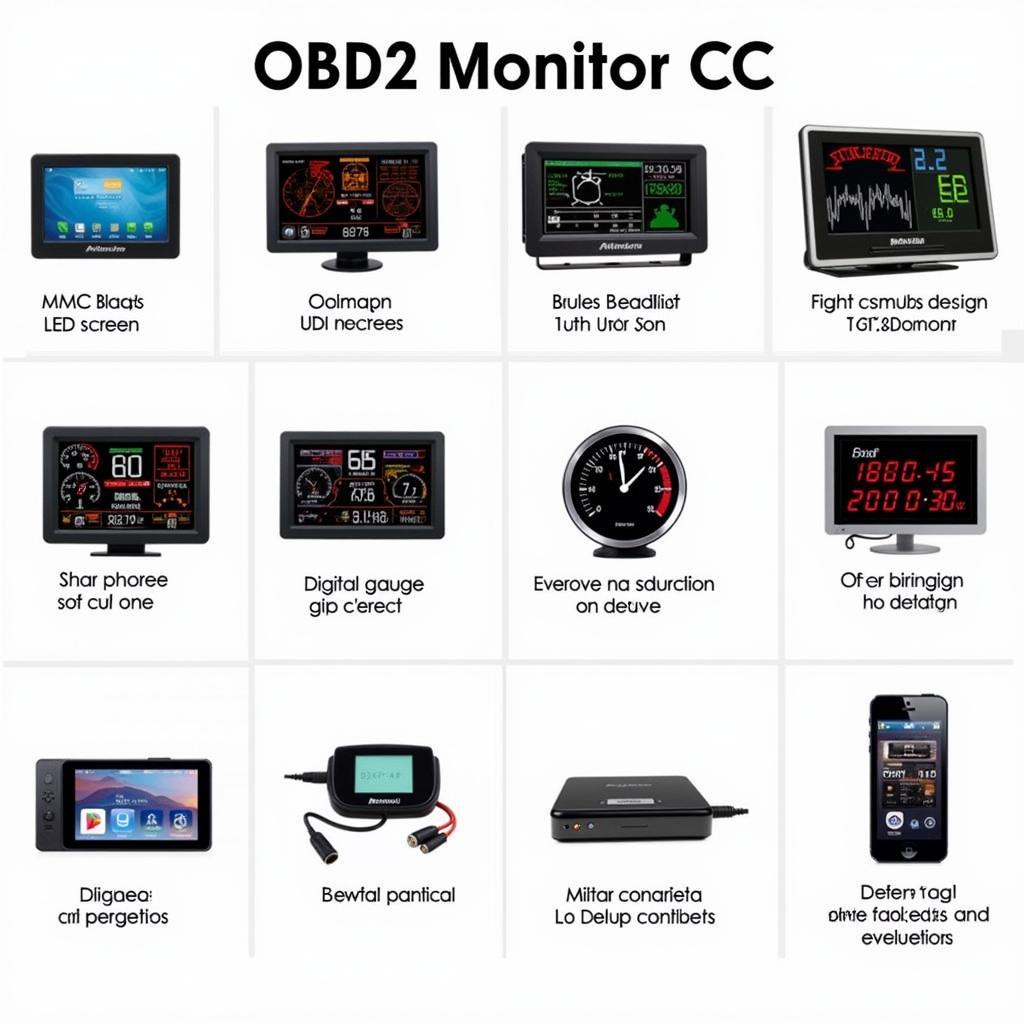 Different Types of OBD2 Monitor CC