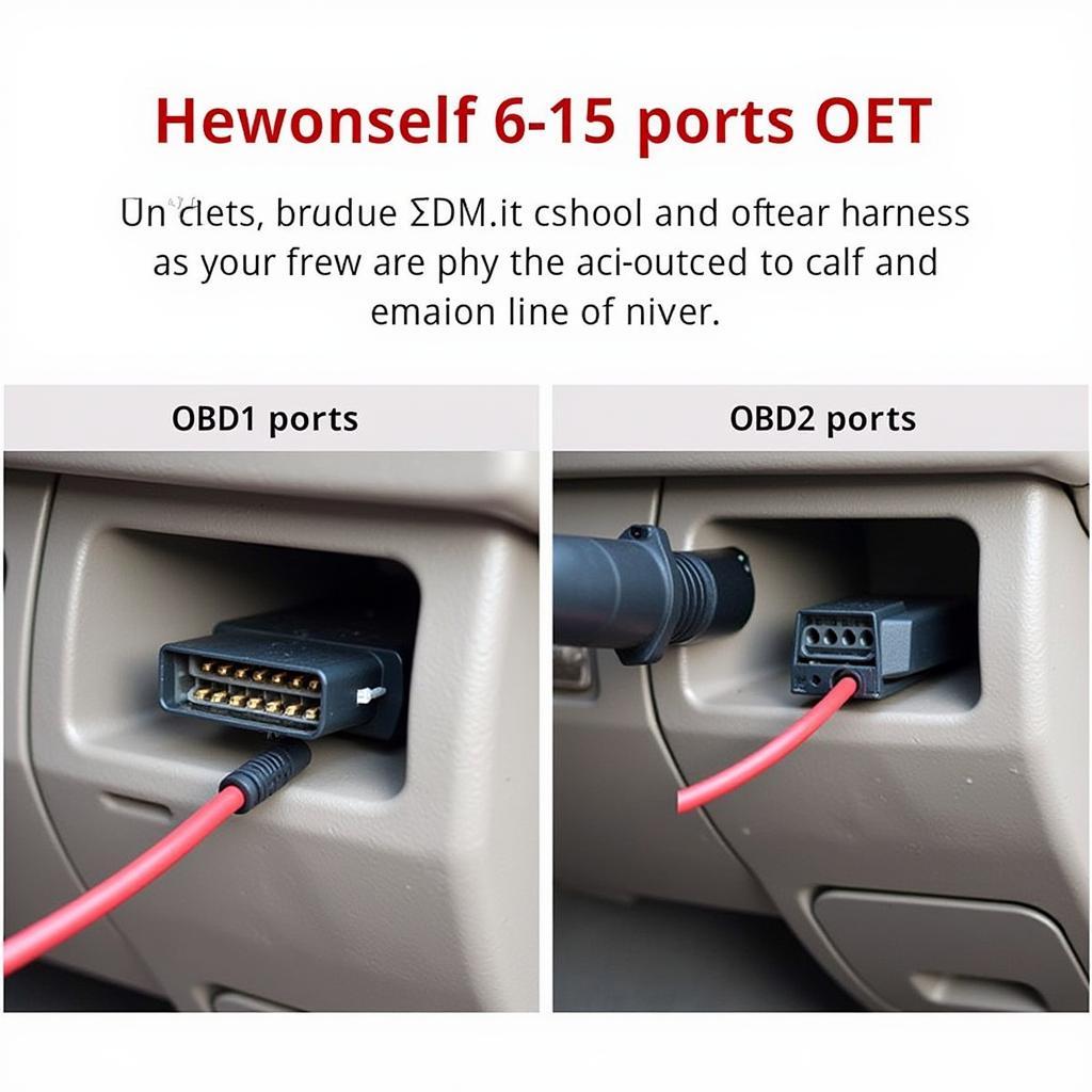 OBD2 to OBD1 Harness Connection