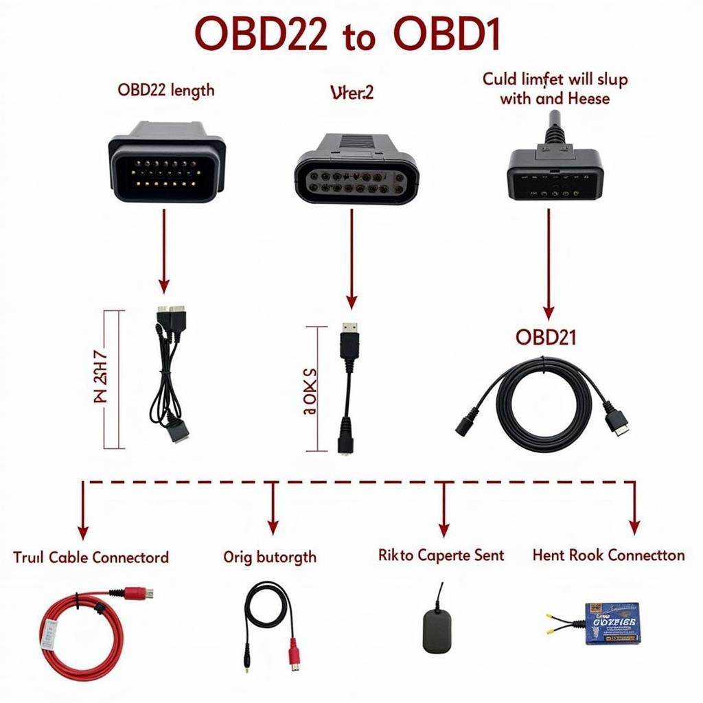 Types of OBD2 to OBD1 Harnesses