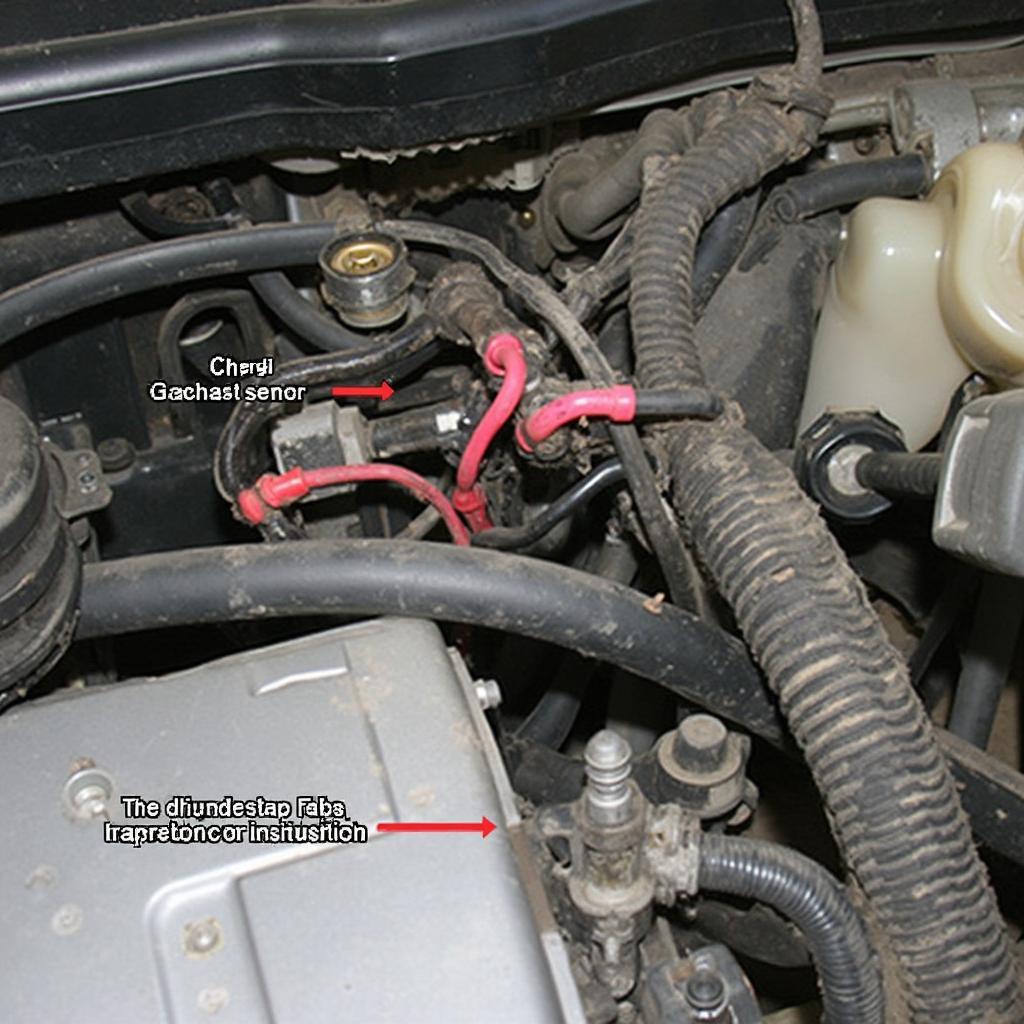 Damaged Wiring in Camshaft Position Sensor Circuit