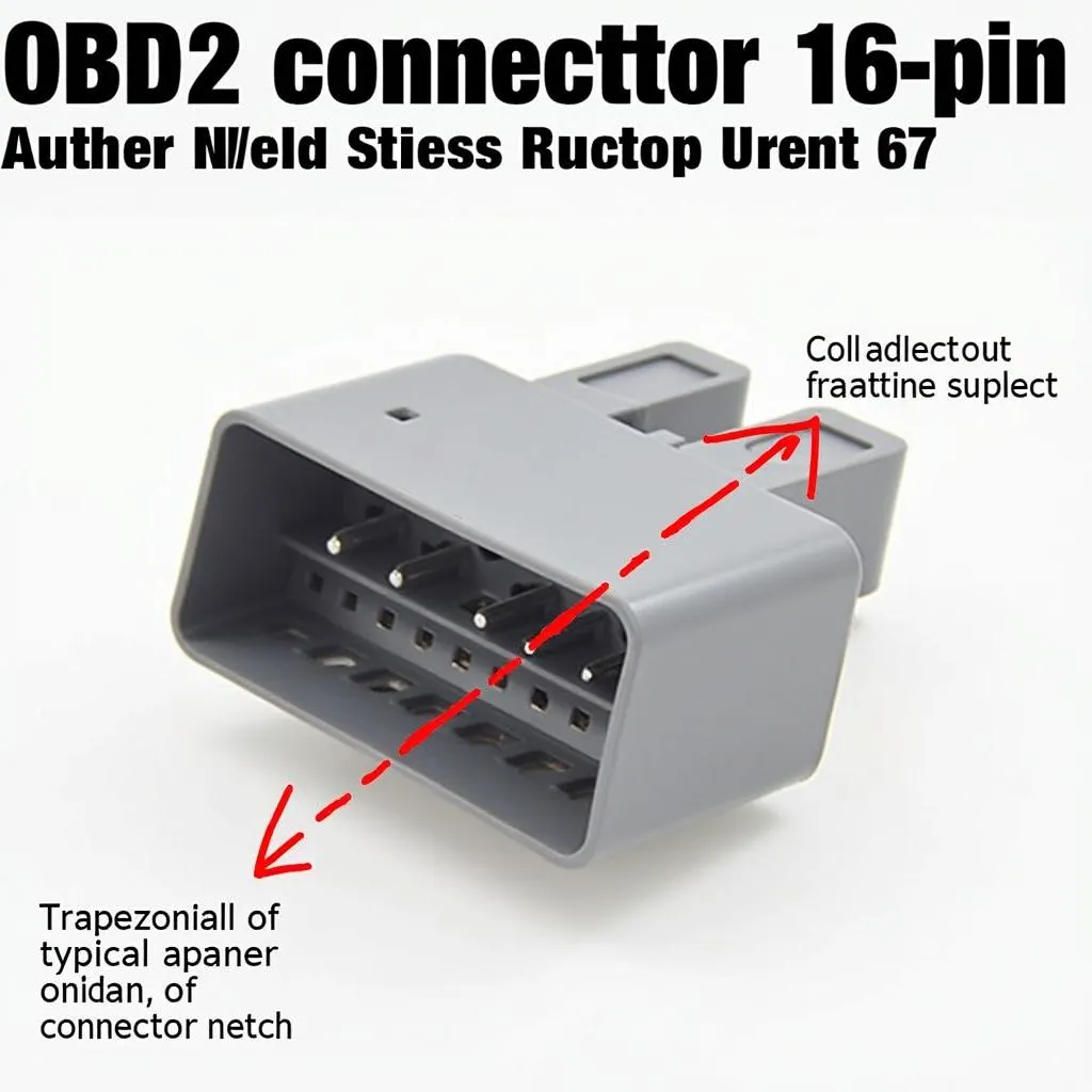 OBD2 Port 16-Pin Connector