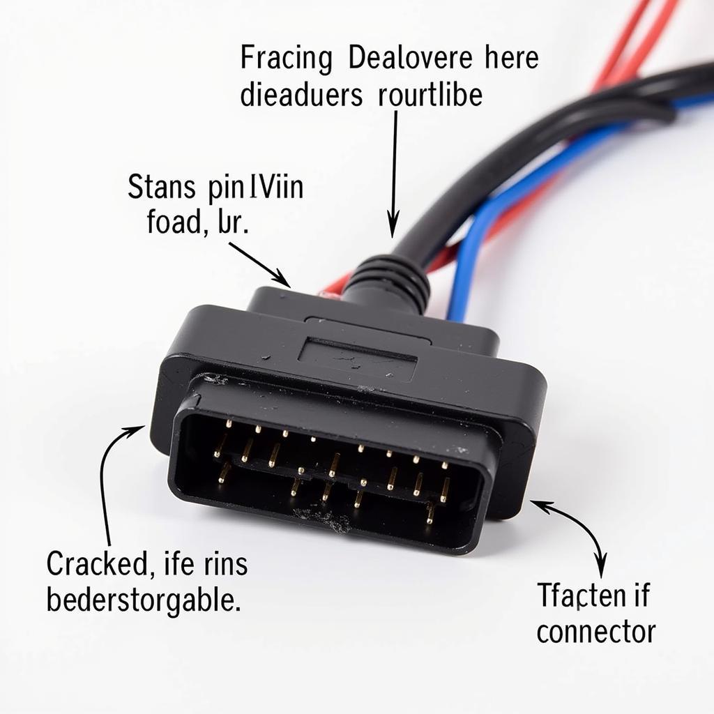 Damaged OBD2 Port Cable