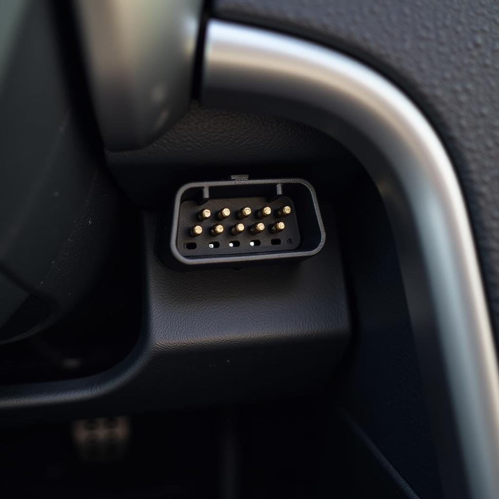 OBD2 Port in a Car