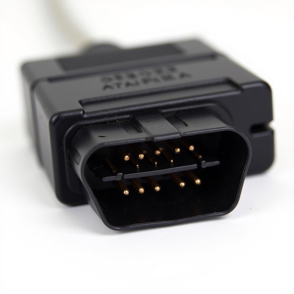 Closeup of OBD2 Port