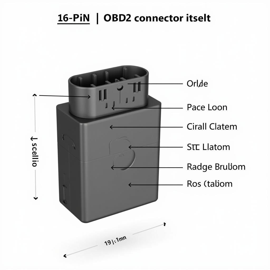 Close Up of OBD2 Connector