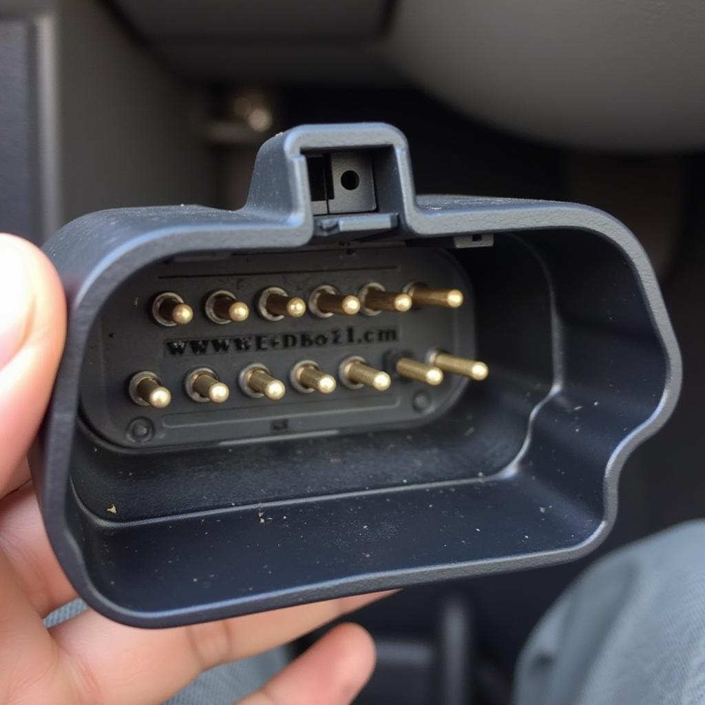 OBD2 Port Connector on a 97 Acura Integra