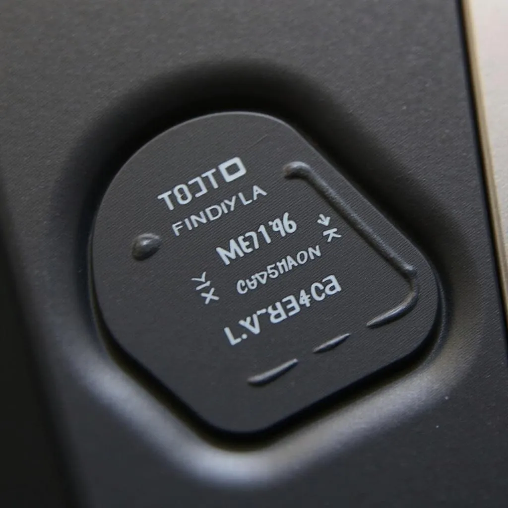 Toyota Tundra OBD2 port cover