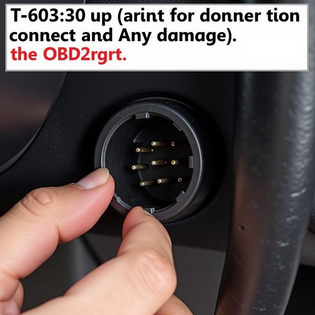 Inspecting the OBD2 Port