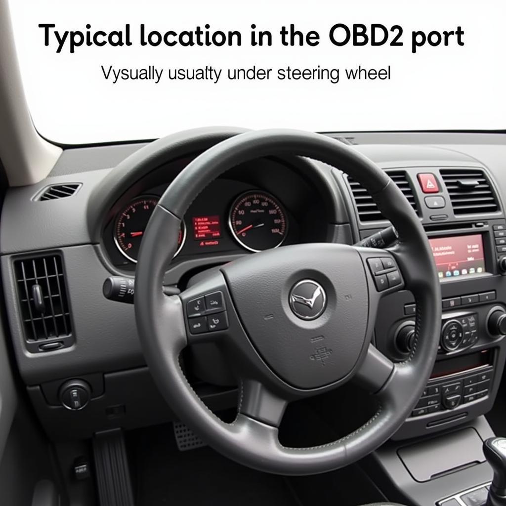 Location of the OBD2 Port