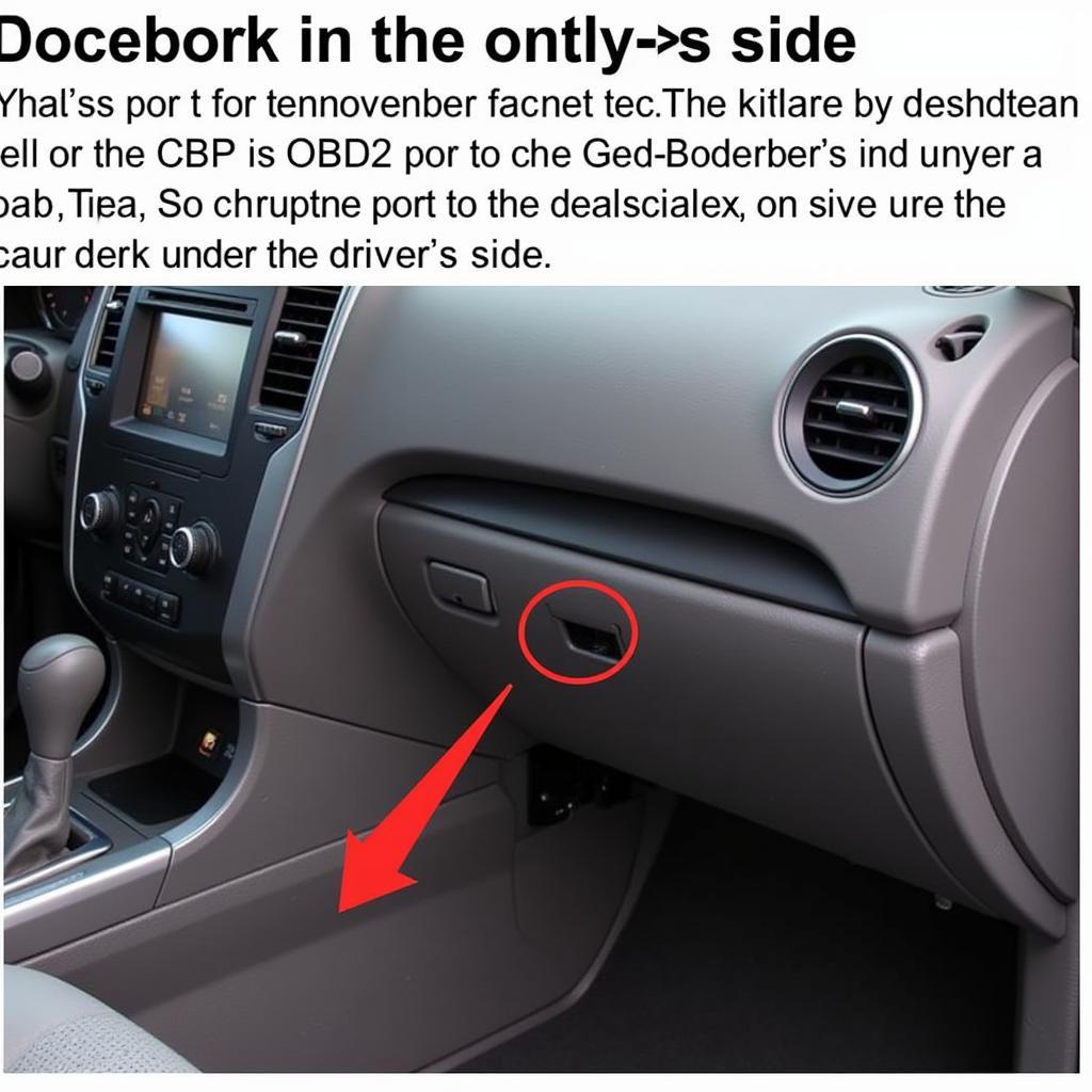 OBD2 Port Location