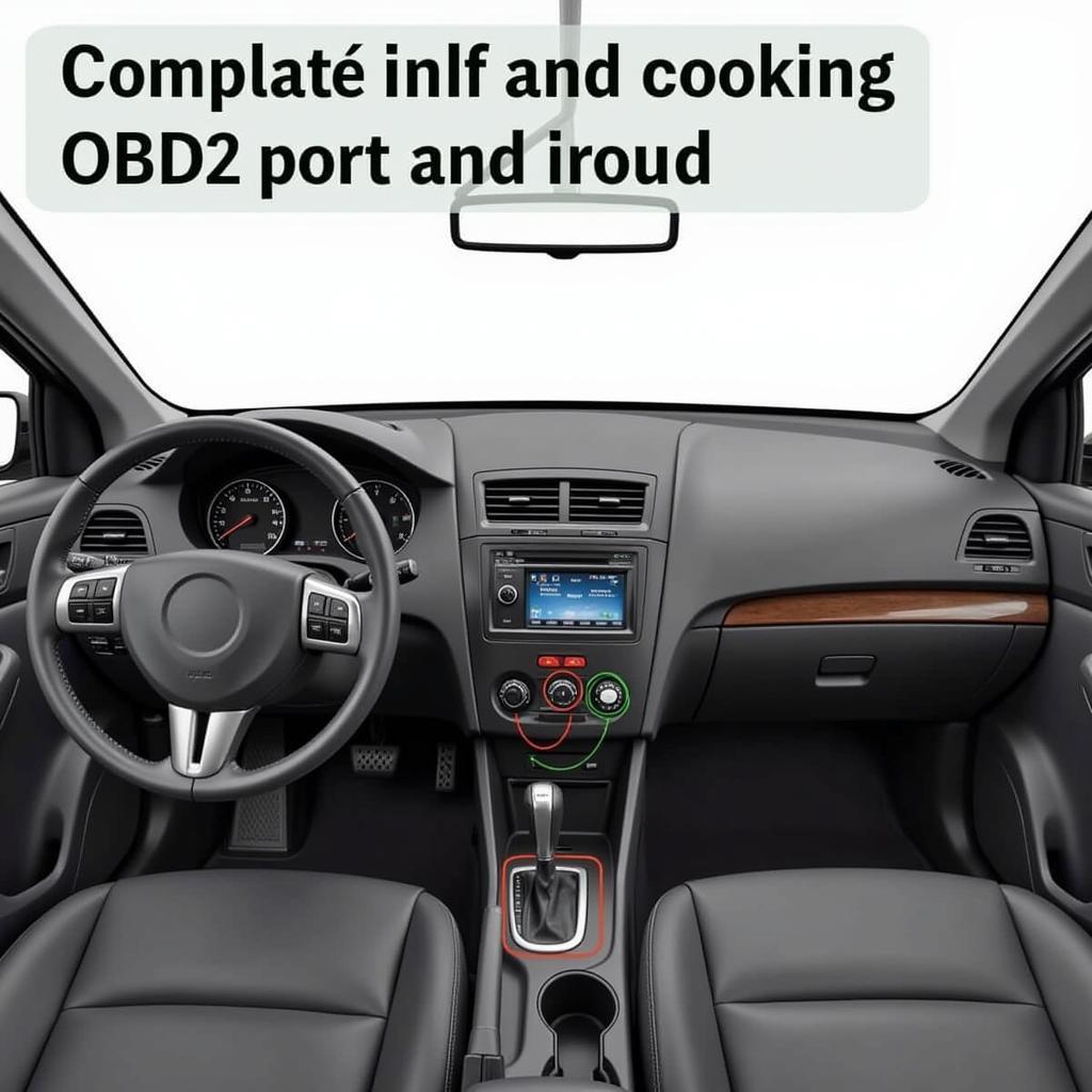 OBD2 Port Location in a Car