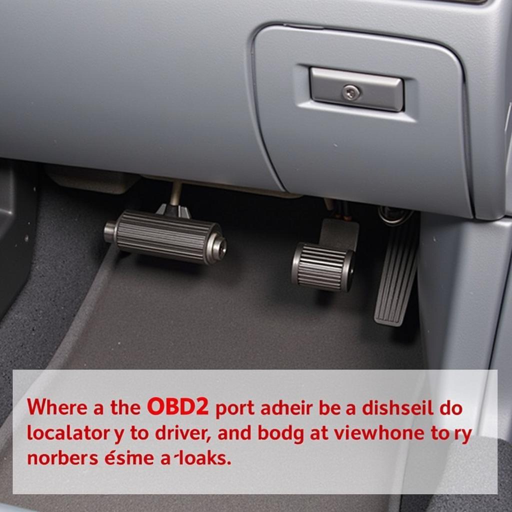 Car Diagnostic OBD2 Port Location