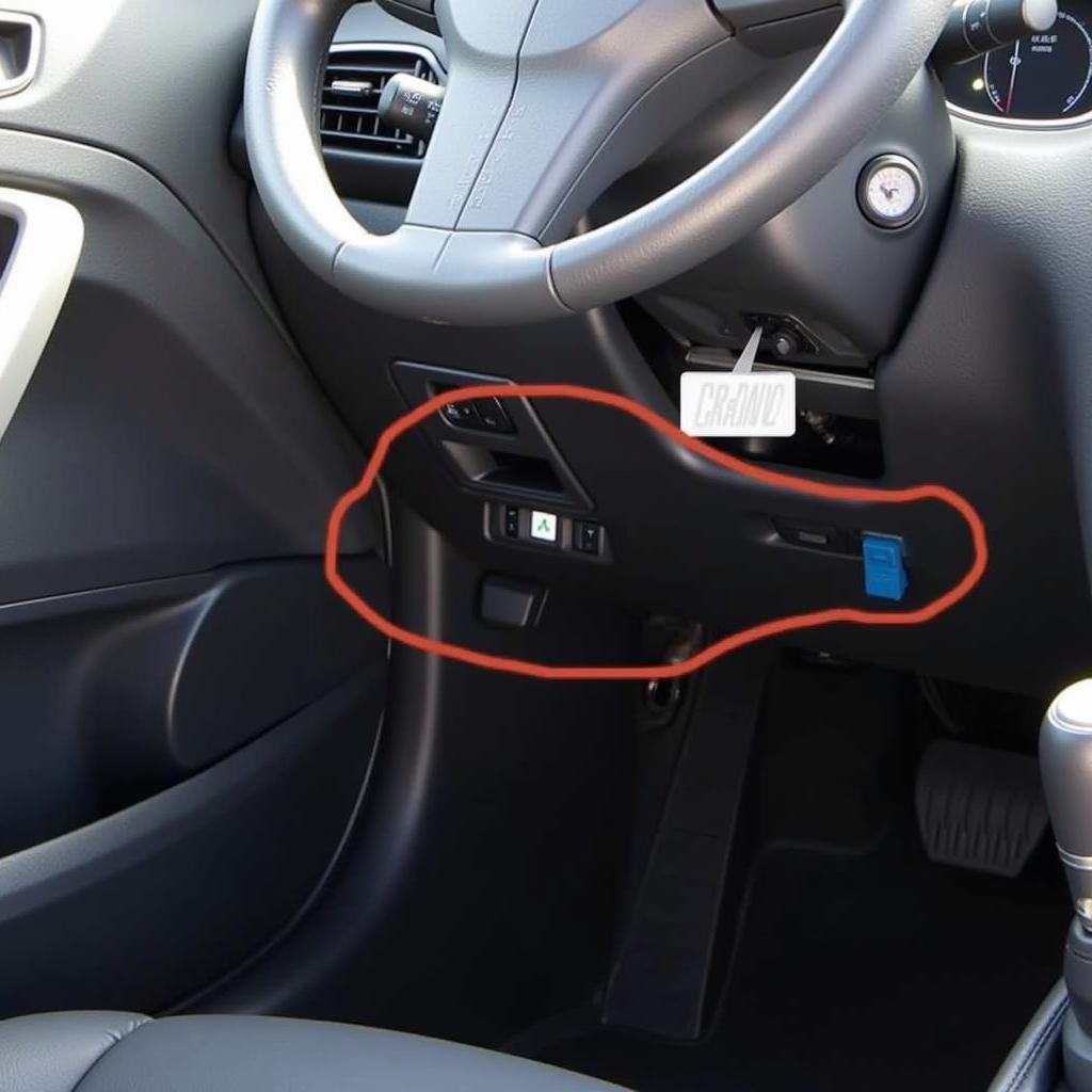 OBD2 Port Location in a Car