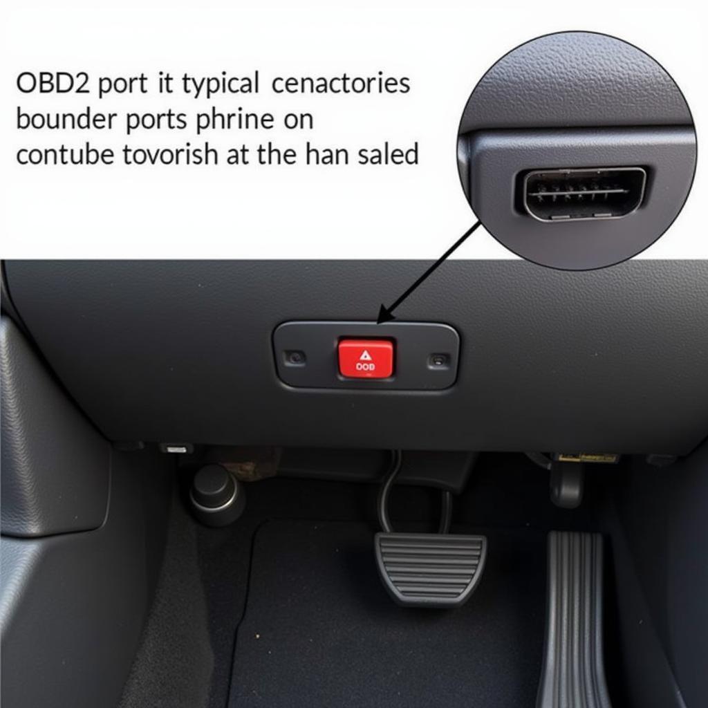 OBD2 Port Location in a Car