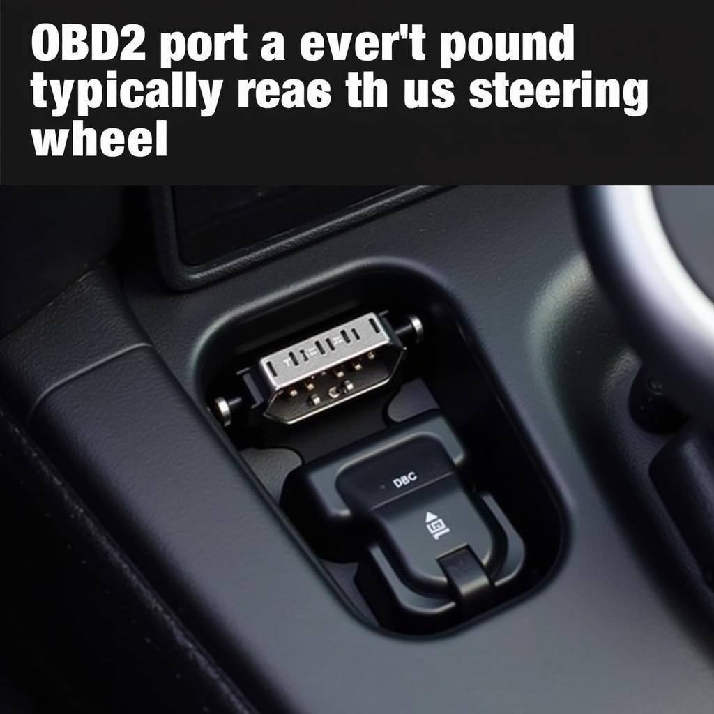 Car's OBD2 Port Location