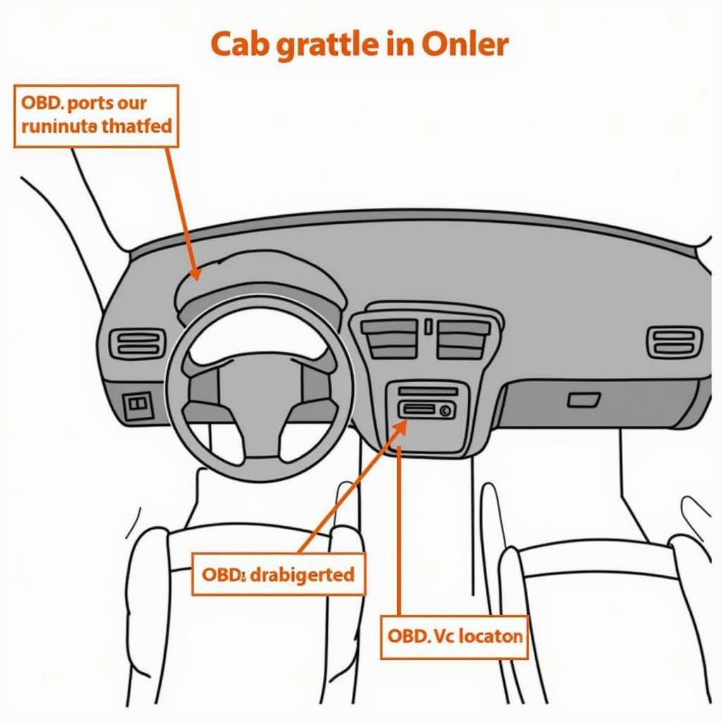 Car OBD2 Port Location