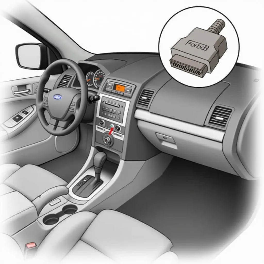 OBD2 Port Location in a Ford Vehicle