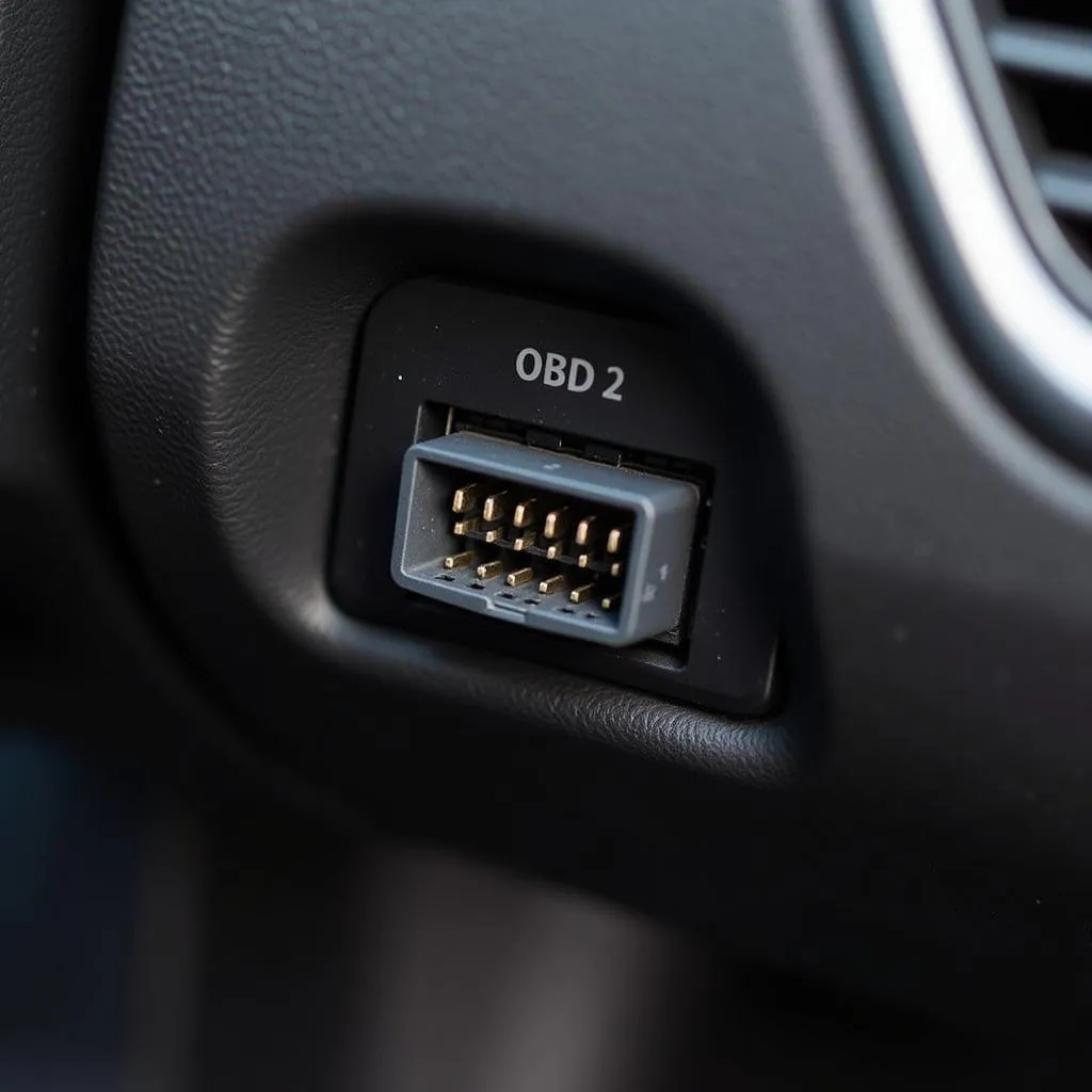 OBD2 port location in a car