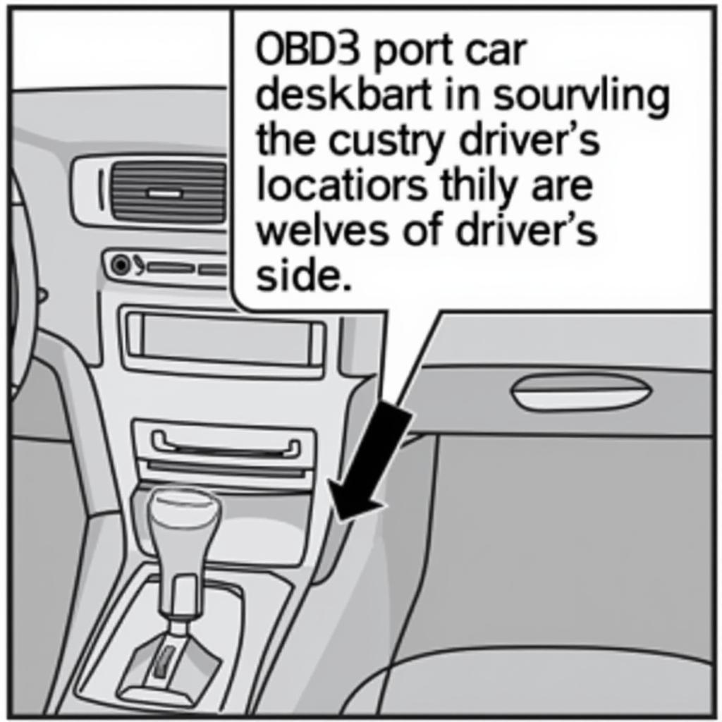 OBD2 Port Location Under Dashboard