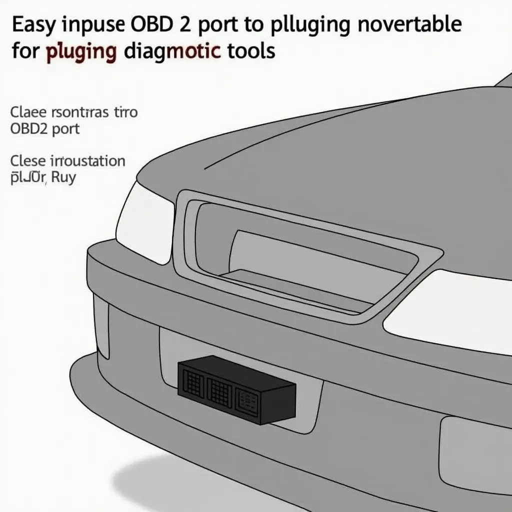 Mounted OBD2 Port