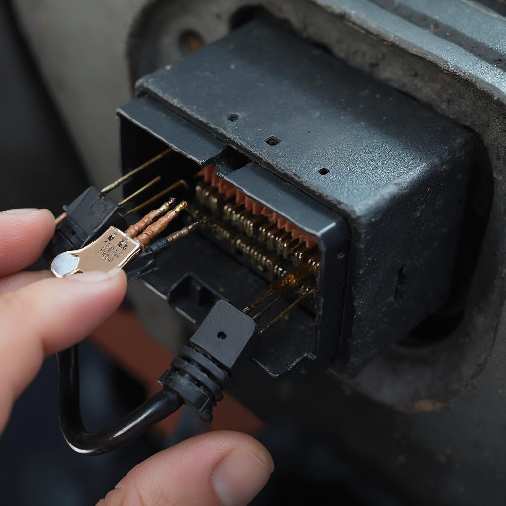 OBD2 Port with Jumper Cables