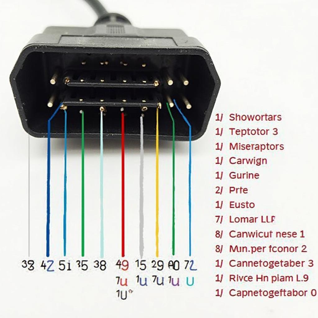 OBD2 Port Pinout Diagram