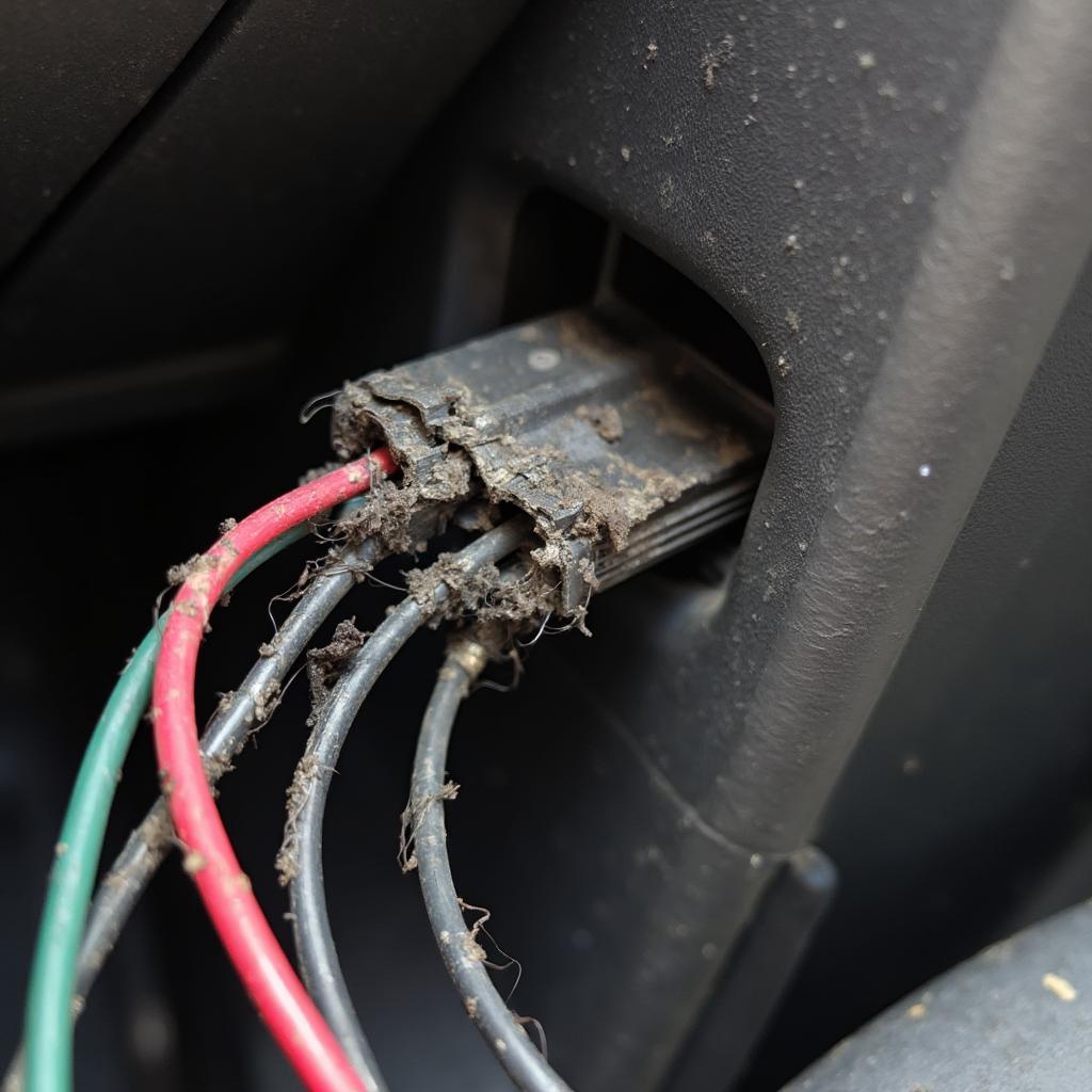 Damaged OBD2 Port Wiring