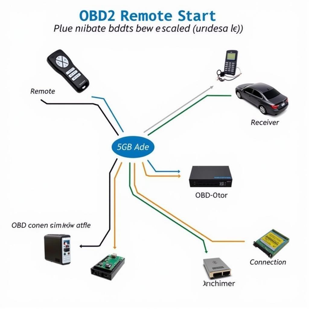 OBD2 Remote Start System Components