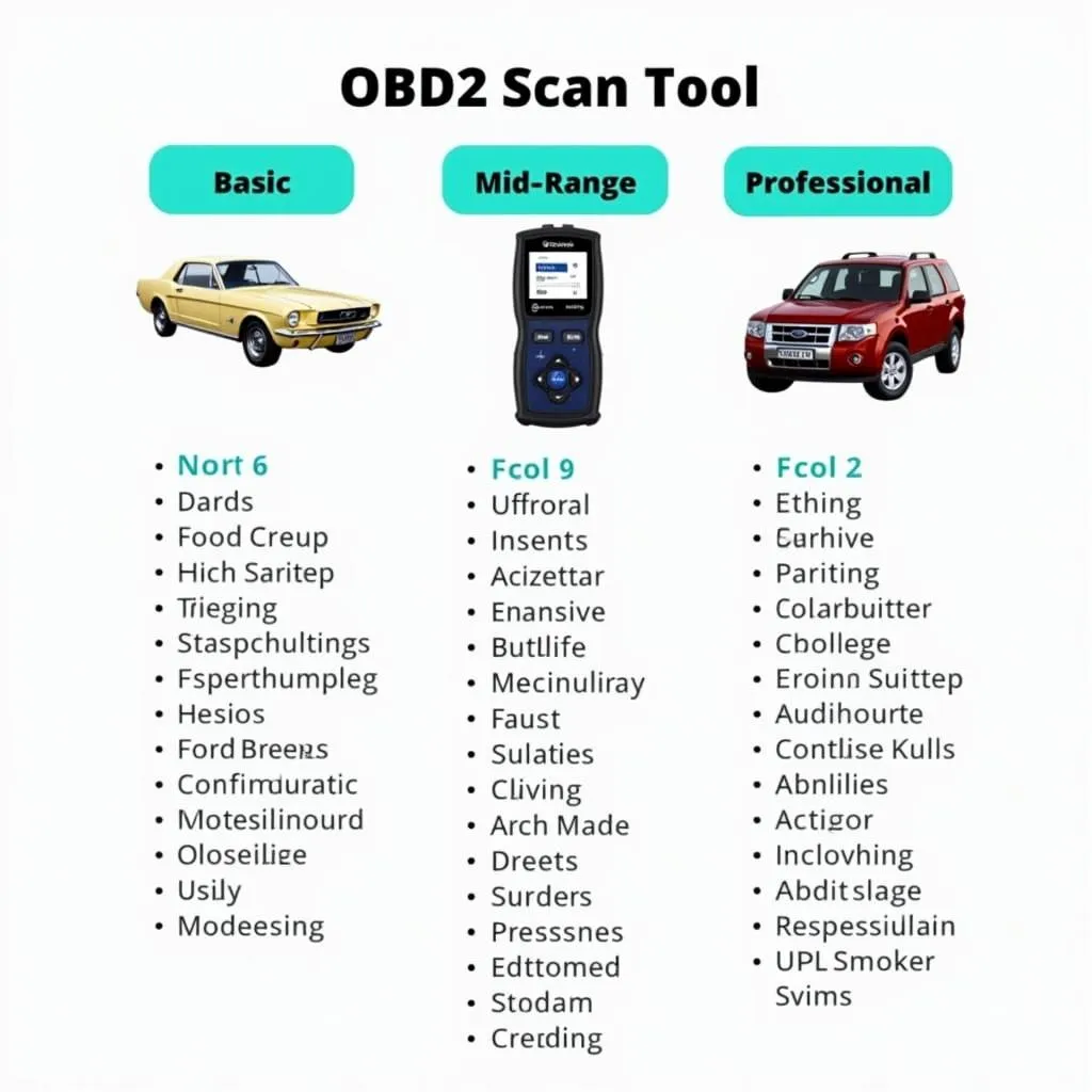 Different Types of OBD2 Scan Tools Suitable for Ford Territory