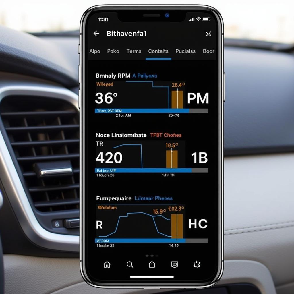 OBD2 Scanner App Interface