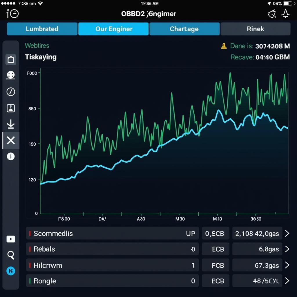 OBD2 Scanner App Interface