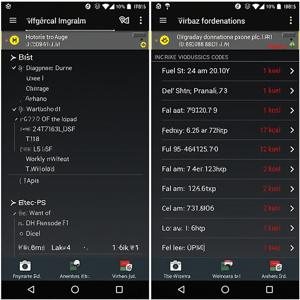 OBD2 Scanner App Interface