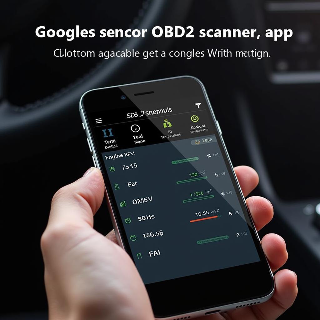 OBD2 Scanner App on Android Phone