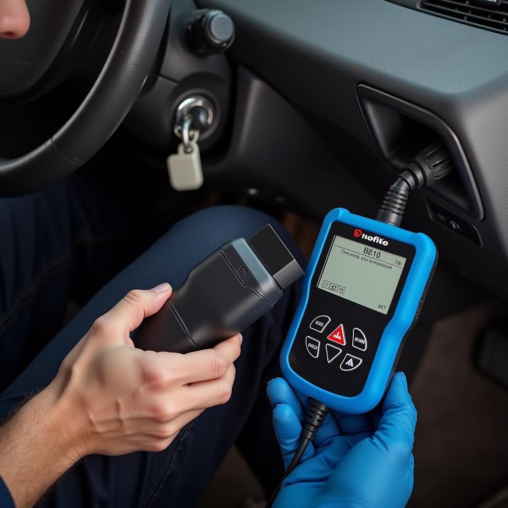 Checking Oil Pressure Code with OBD2 Scanner